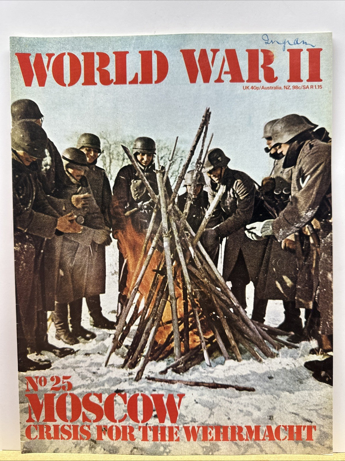 World War II NO. 25 Magazine In Good Condition