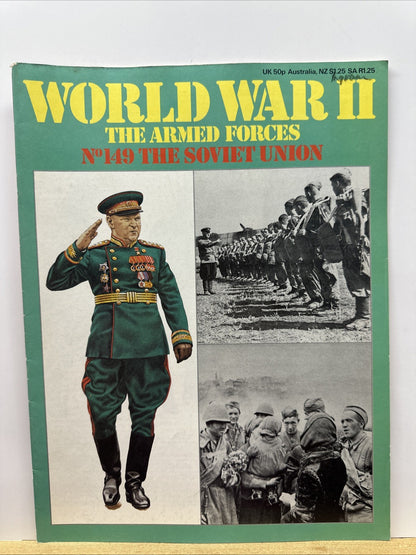 World War II The Armed Forces NO. 149 Magazine In Good Condition