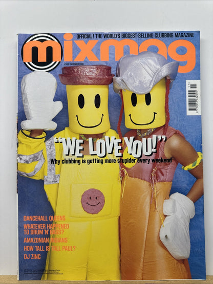 Mix Mag November 2000 Magazine In Good Condition