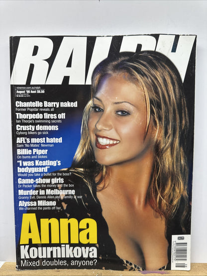 Ralph August 2000 Magazine In OK Condition