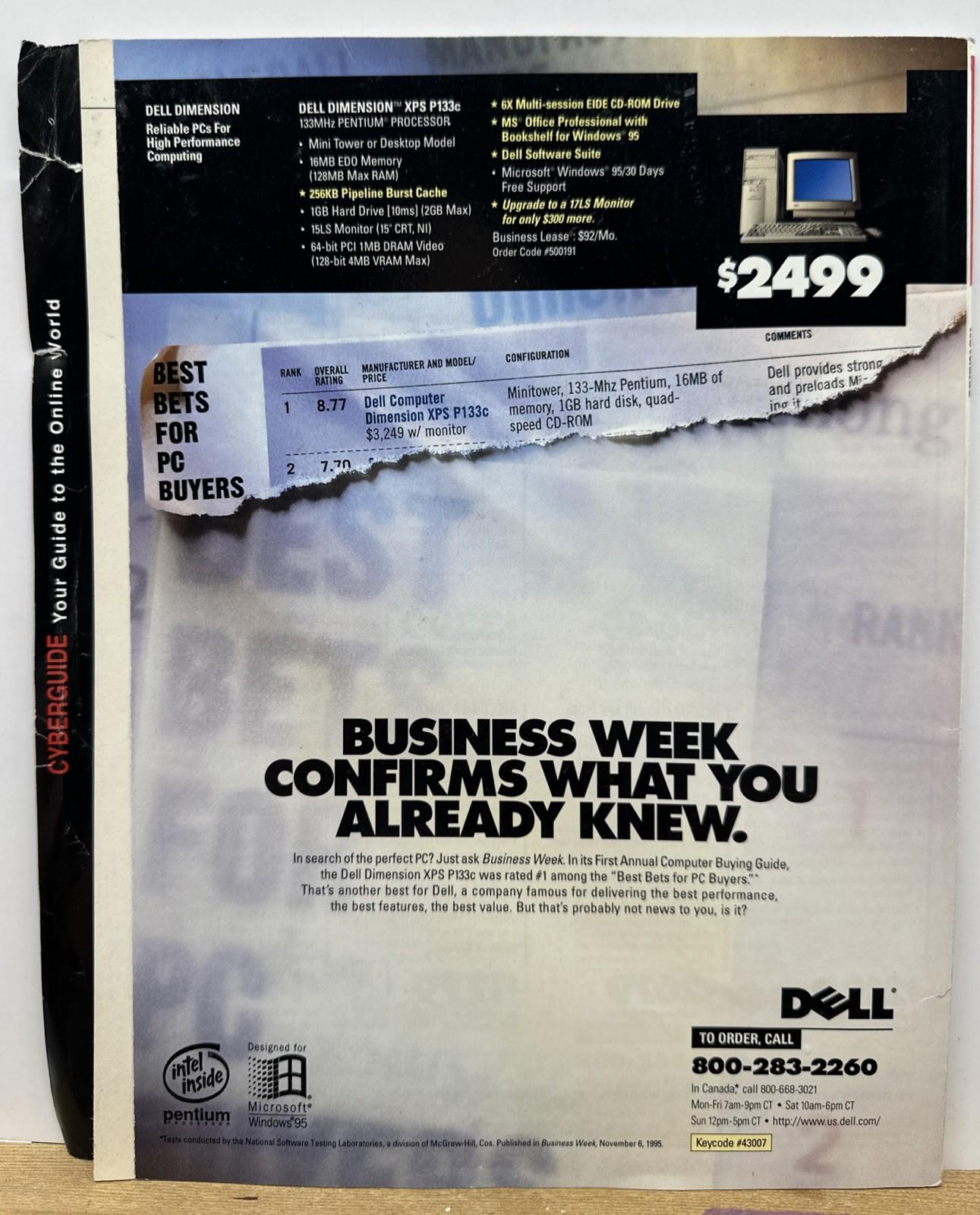 Net Guide February 1996 Magazine In Good Condition