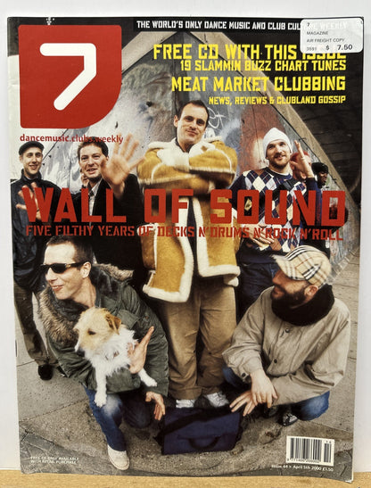 7 Dance Music Clubs Weekly Issue 44 April 5th 2000 Magazine In Good Condition