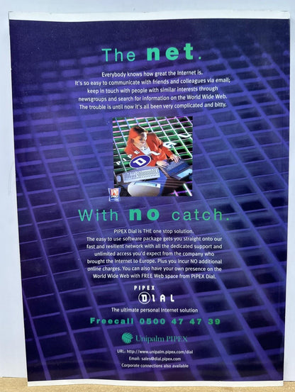 Net User February 1996 Magazine In Good Condition