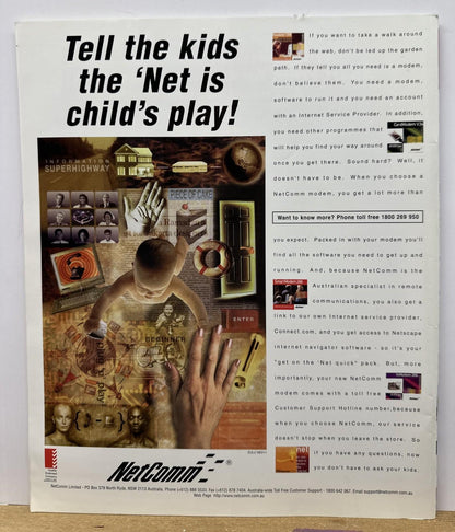 Internet.au May 1996 Magazine In Good Condition