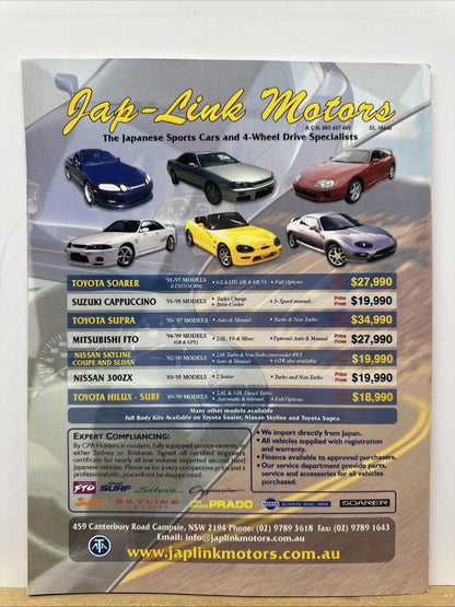 High Performance Imports Magazine No.11 In Good Condition