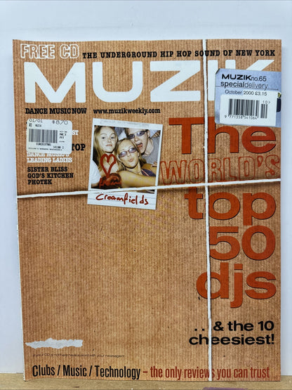 Muzik No.61 October 2000 Magazine In OK Condition