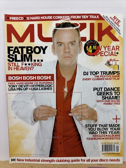 Muzik No.68 January 2001 Magazine In Good Condition