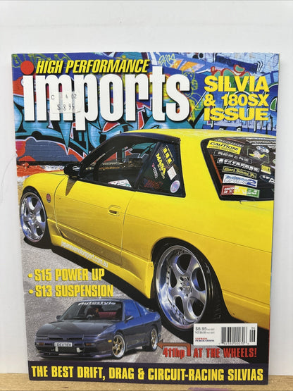 High Performance Imports Silvia & 180sx Issue Magazine In Good Condition