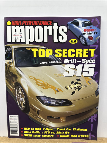 High Performance Imports Magazine No.28 In Good Condition