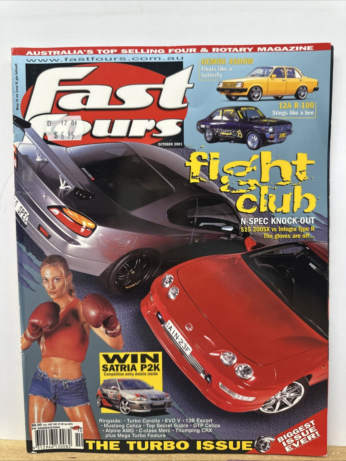 Fast Fours October 2001 Magazine In Good Condition