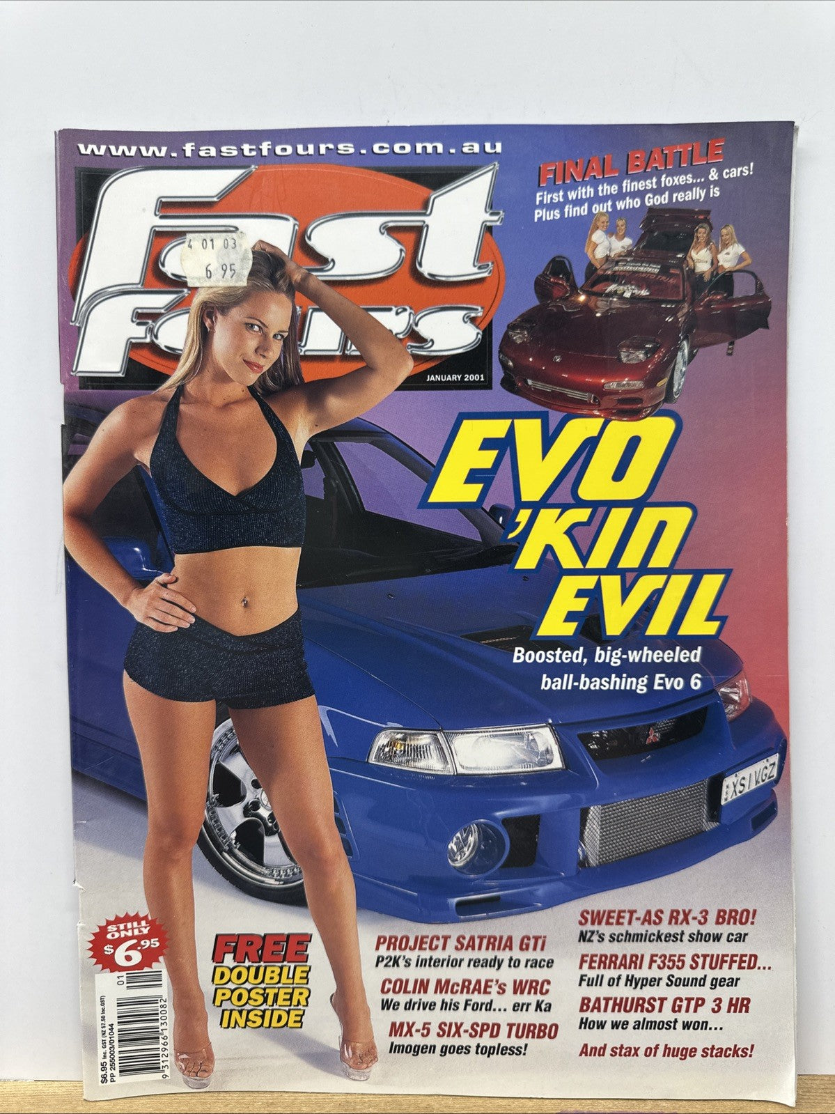 Fast Fours January 2001 Magazine In Good Condition