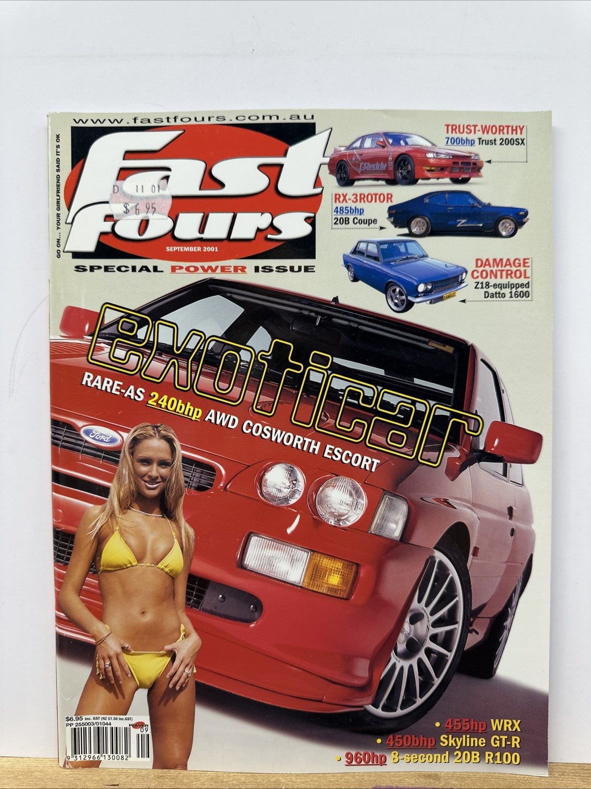 Fast Fours September 2001 Magazine In Good Condition
