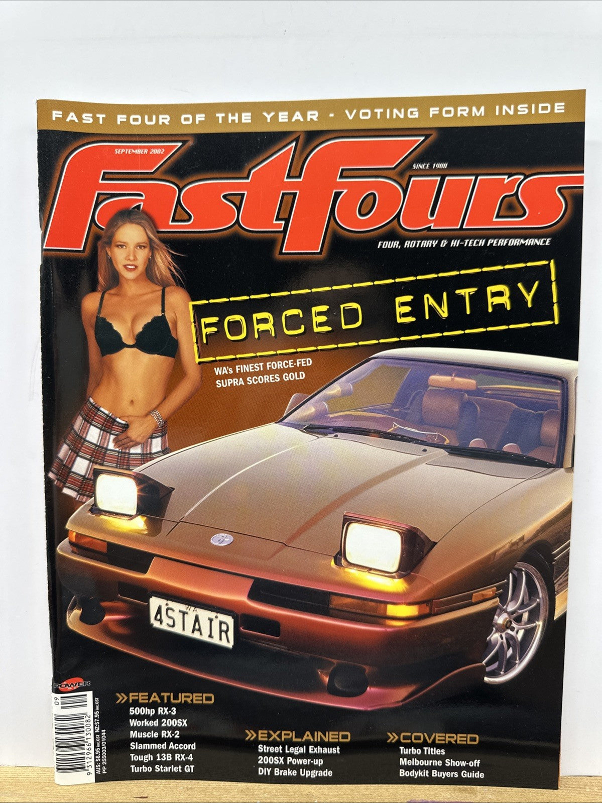 Fast Fours September 2002 Magazine In Good Condition