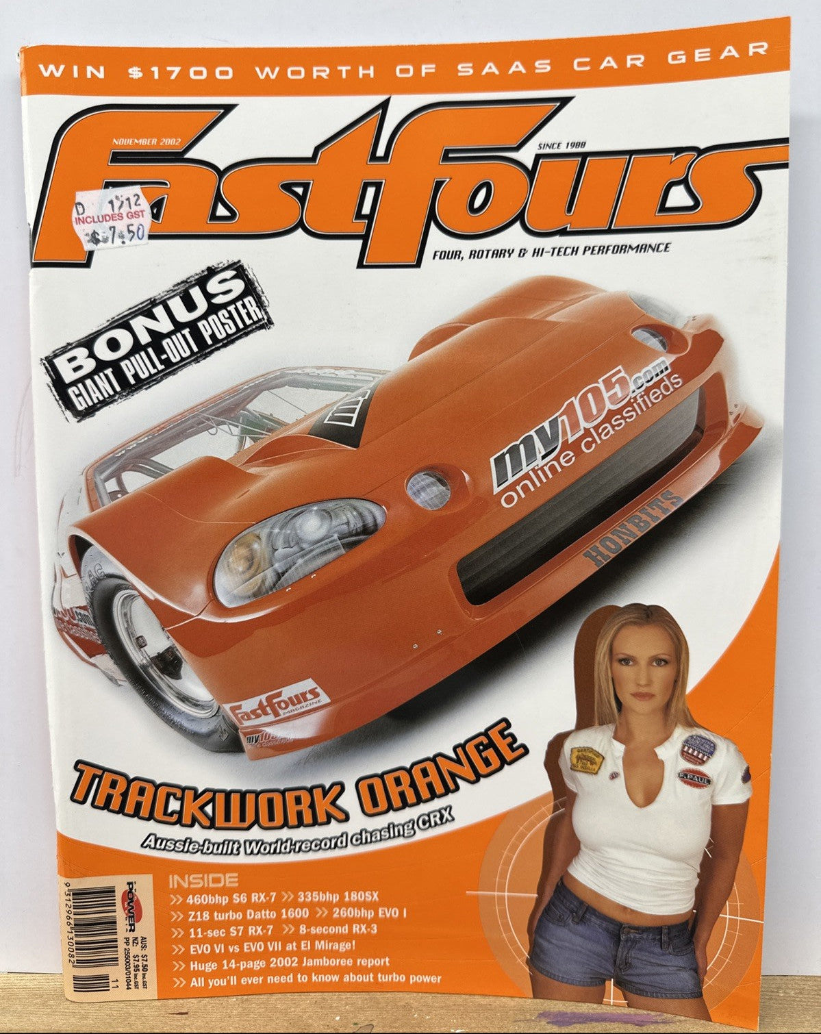 Fast Fours November 2002 Magazine In Good Condition