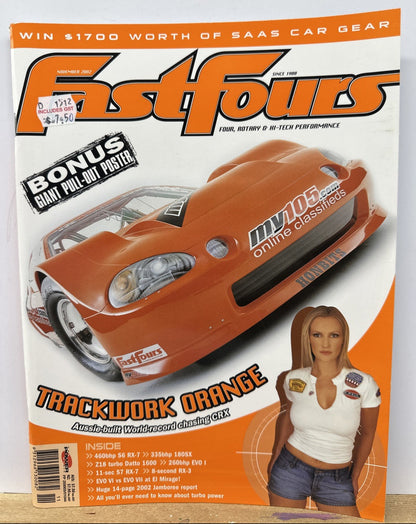 Fast Fours November 2002 Magazine In Good Condition