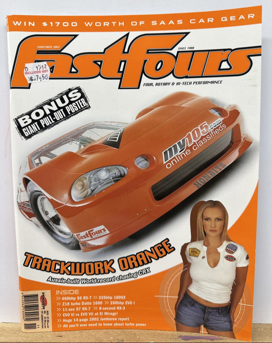 Fast Fours November 2002 Magazine In Good Condition