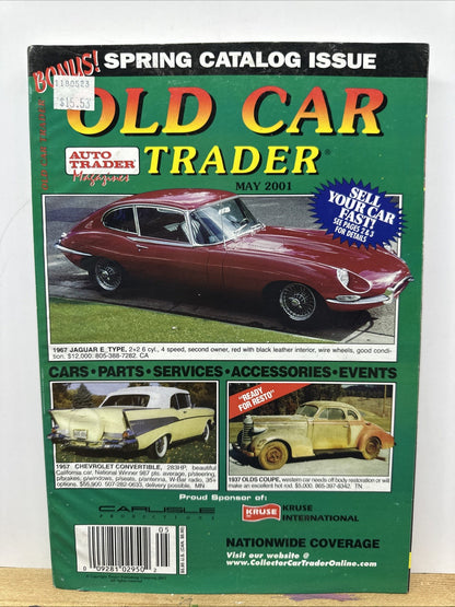 Old Car Trader May 2001 Magazine In Good Condition