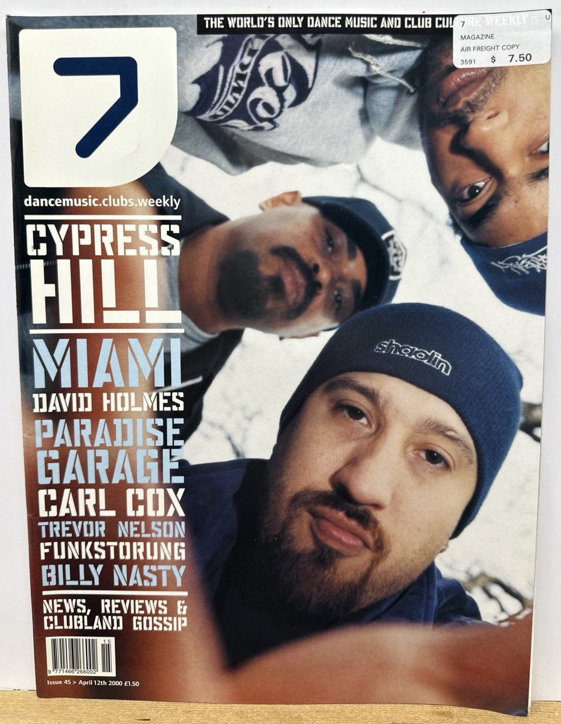 7 Dance Music Clubs Weekly Issue 45 April 12th 2000 Magazine In Good Condition