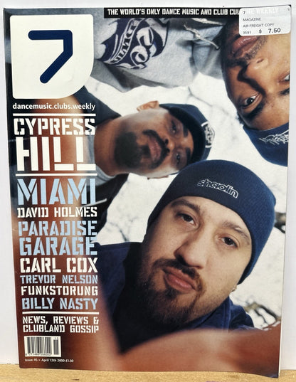 7 Dance Music Clubs Weekly Issue 45 April 12th 2000 Magazine In Good Condition