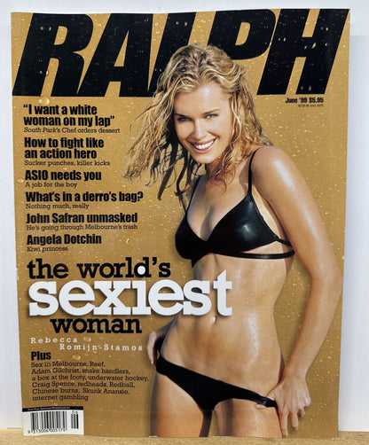 Ralph June 1999 Magazine In Good Condition