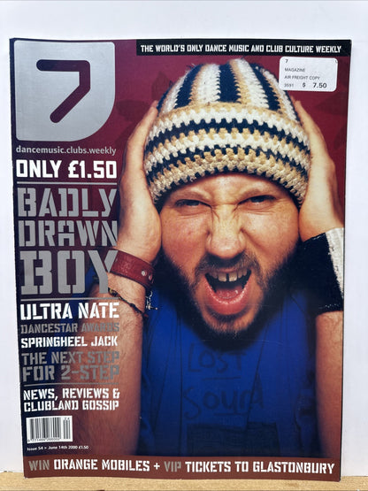 7 Dance Music Clubs Weekly Issue 54 June 14th 2000 Magazine In Good Condition