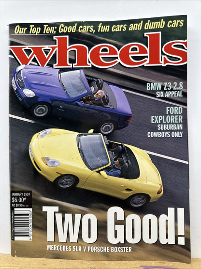 Wheels January 1997 Magazine In Good Condition