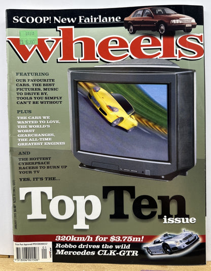 Wheels January 1999 Magazine In Good Condition