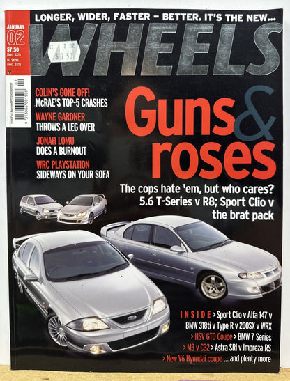 Wheels January 2002 Magazine In Good Condition