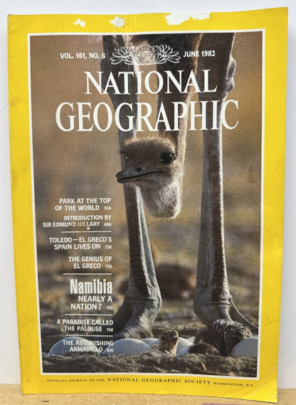 National Geographic Vol.161 No.6 June 1982 Magazine In OK Condition