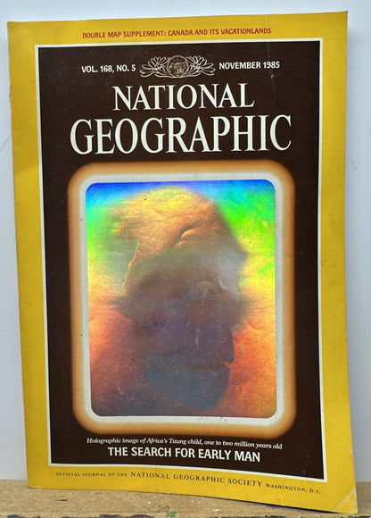 National Geographic Vol.168 No.5 November 1985 Magazine In Good Condition