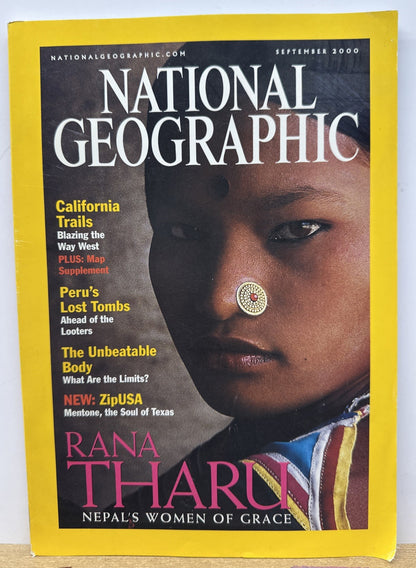 National Geographic September 2000 Magazine In Good Condition