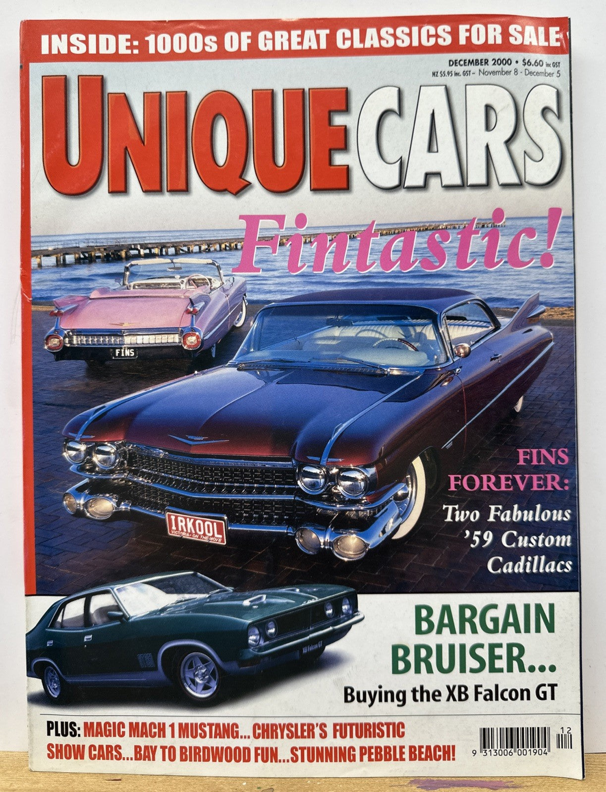 Unique Cars December 2000 Magazine In Good Condition