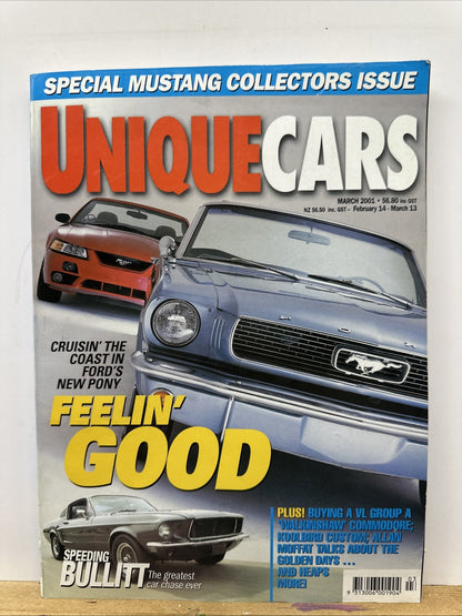 Unique Cars March 2001 Magazine In Good Condition