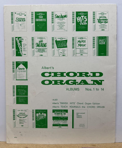 Albert's Chord Organ Album Number 1 Christmas Carols Music In Good Condition