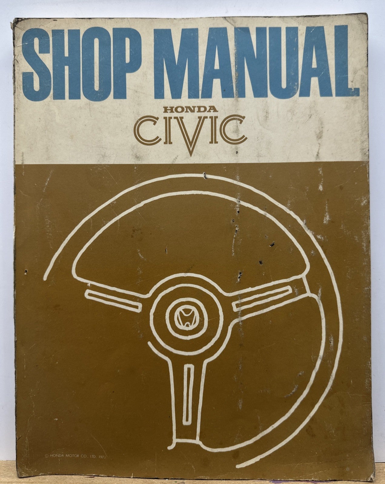 Shop Manual Honda Civic Book In OK Condition