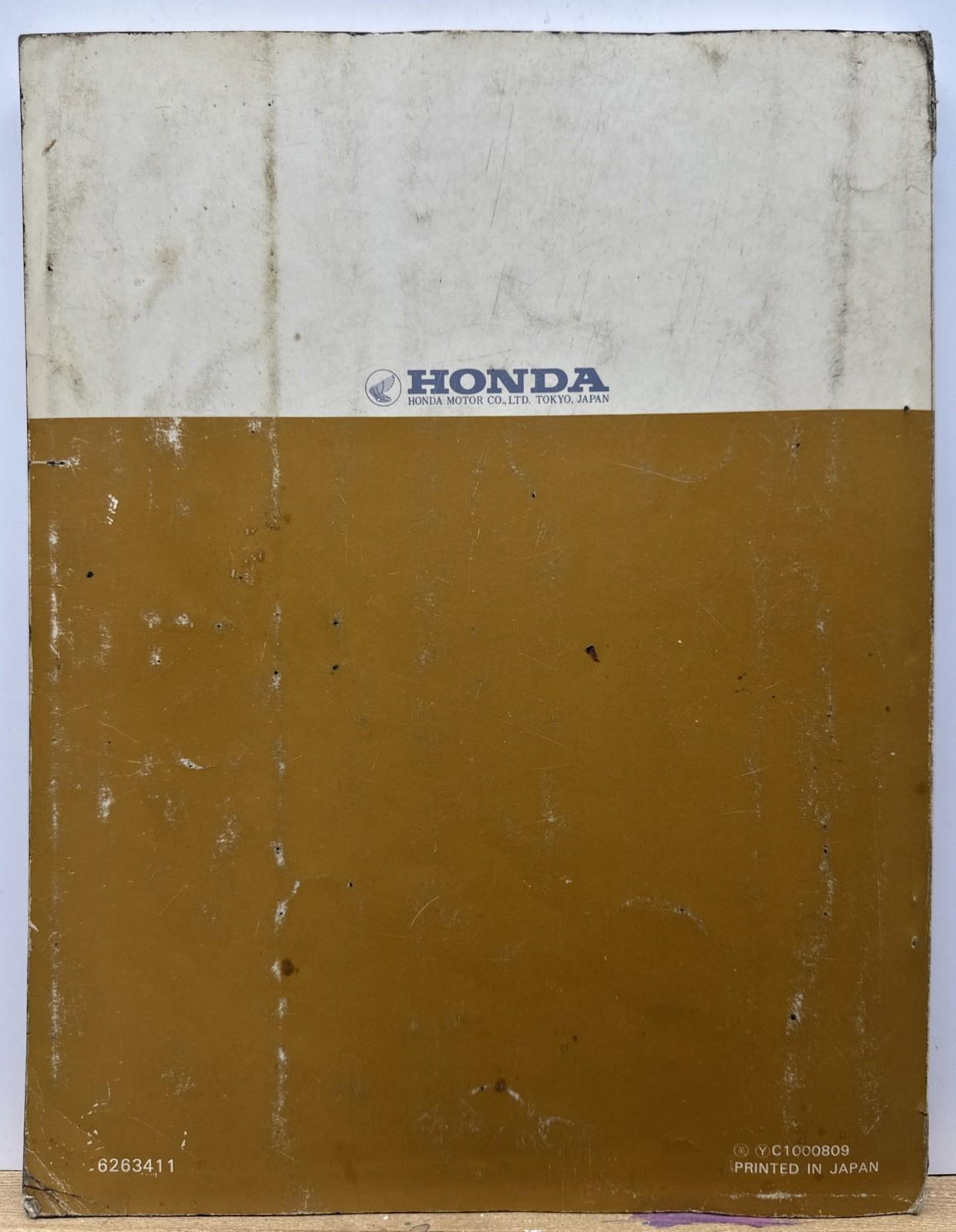 Shop Manual Honda Civic Book In OK Condition