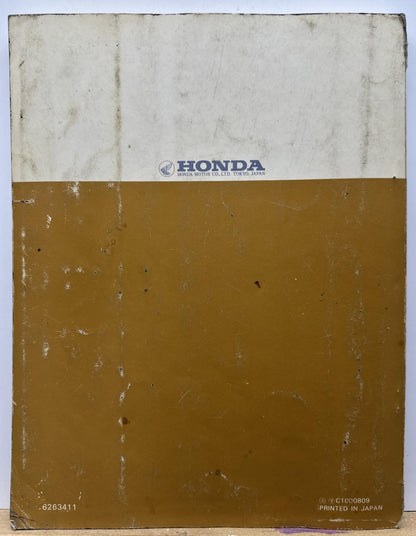 Shop Manual Honda Civic Book In OK Condition