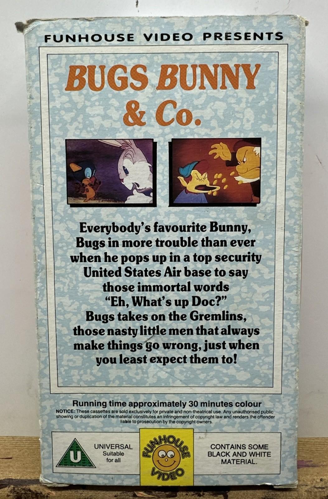 Bugs Bunny & Co. - VHS Video Tape - In Good Condition - 10435