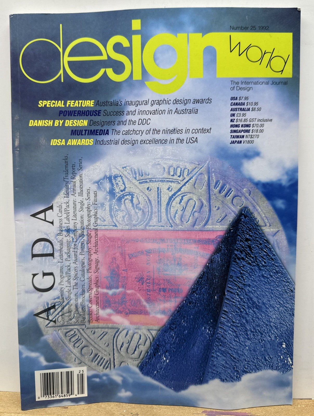 Design World 1992 Number 25 Magazine In Good Condition