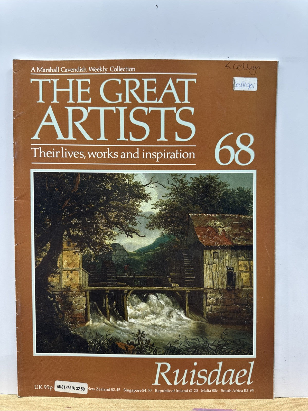 The Great Artists No.68 Ruisdael Magazine In Good Condition