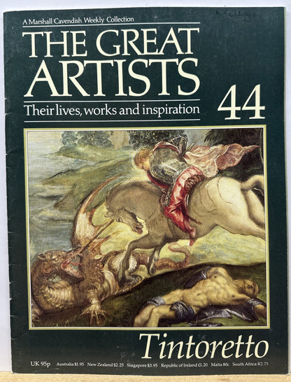 The Great Artists No.44 Tintoretto Magazine In Good Condition