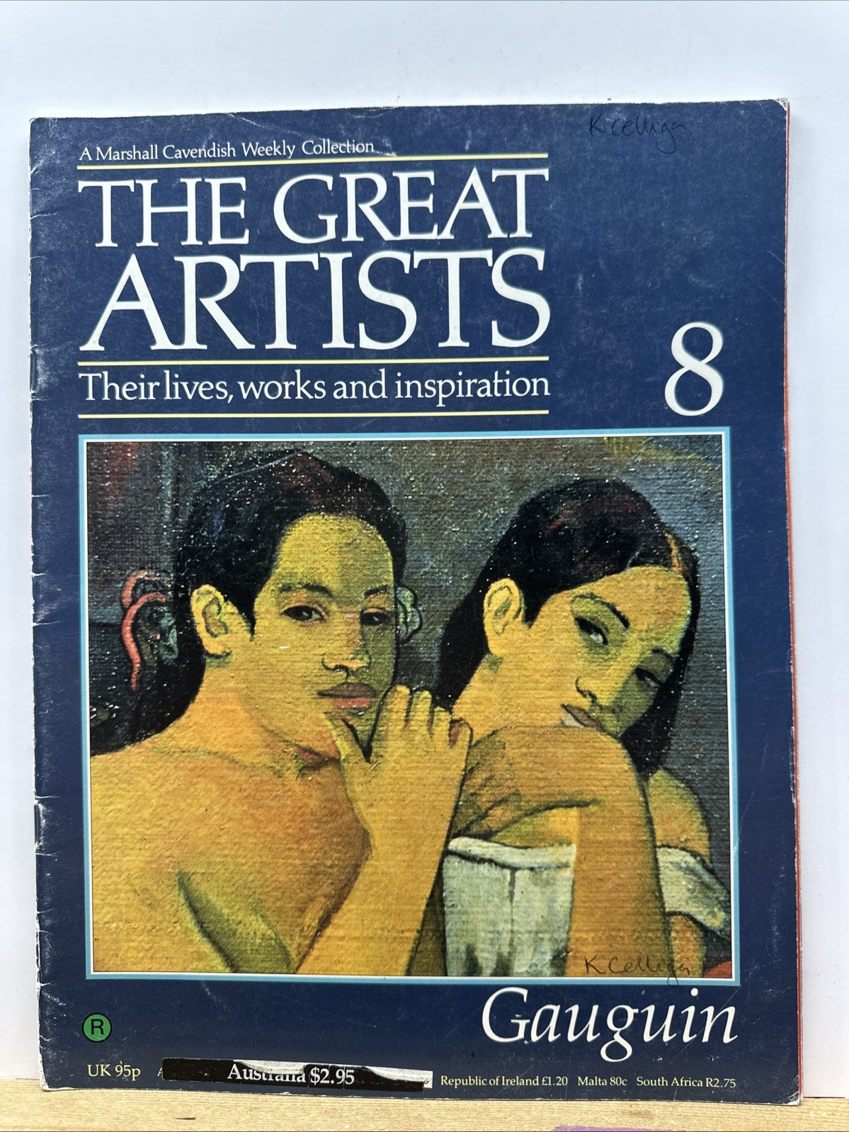 The Great Artists No.8 Gauguin Magazine In Good Condition