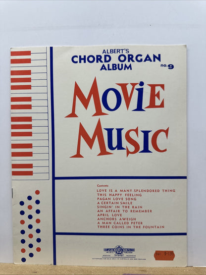 Albert's Chord Organ Album Number 9 Movie Music Music In Good Condition