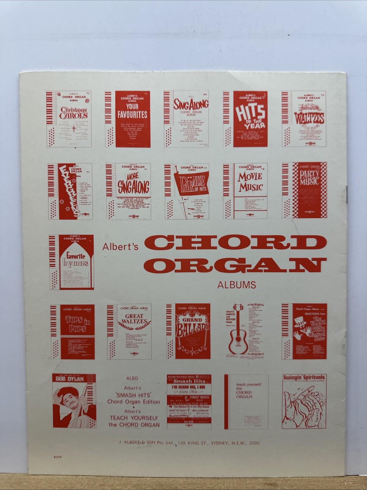 Albert's Chord Organ Album Number 9 Movie Music Music In Good Condition