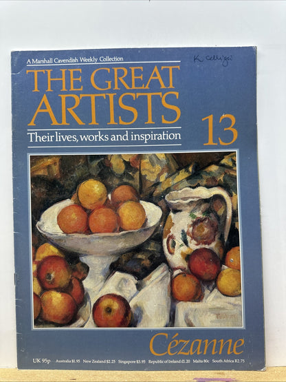 The Great Artists No.13 Cézanne Magazine In Good Condition