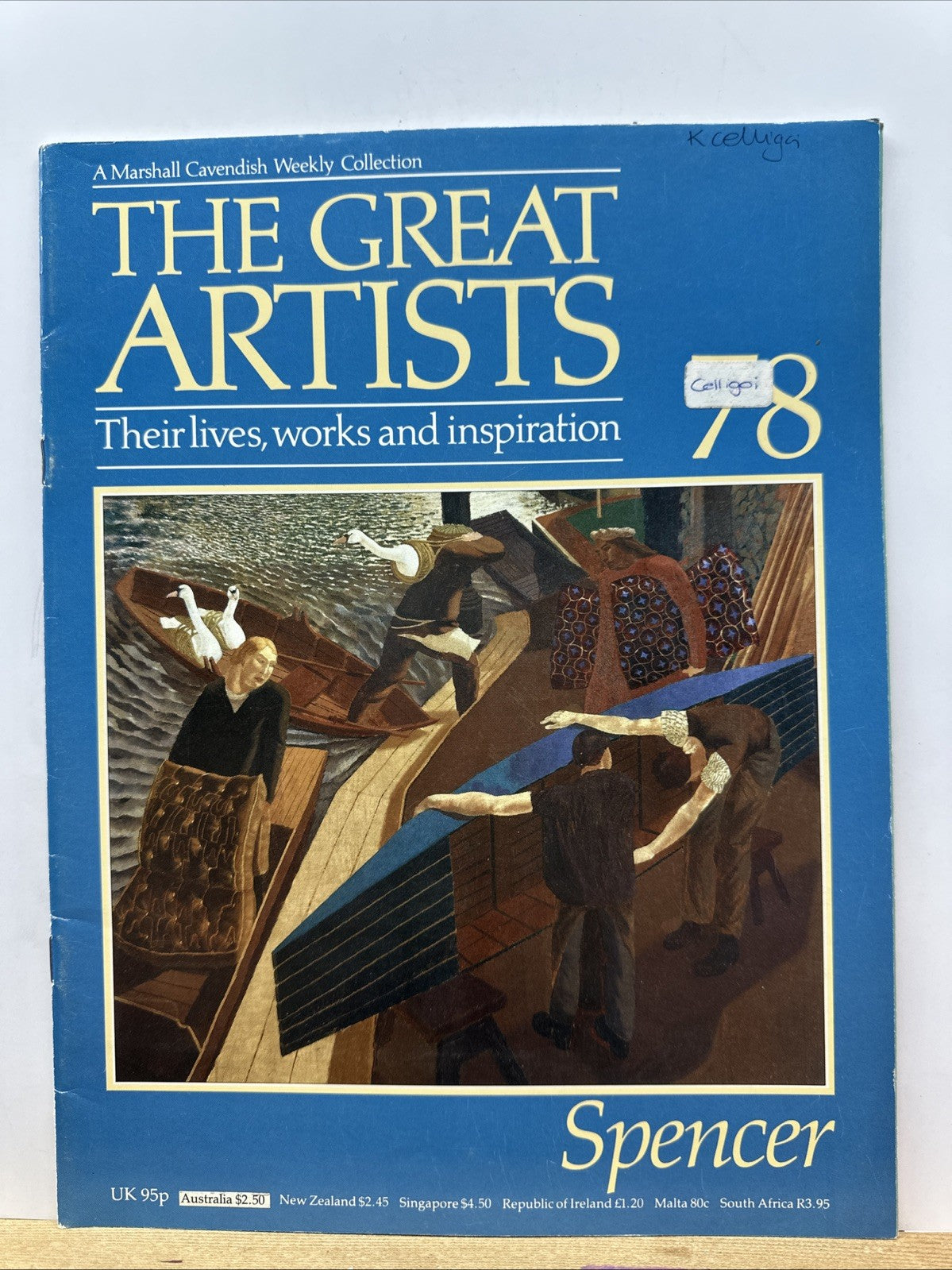 The Great Artists No.78 Spencer Magazine In Good Condition