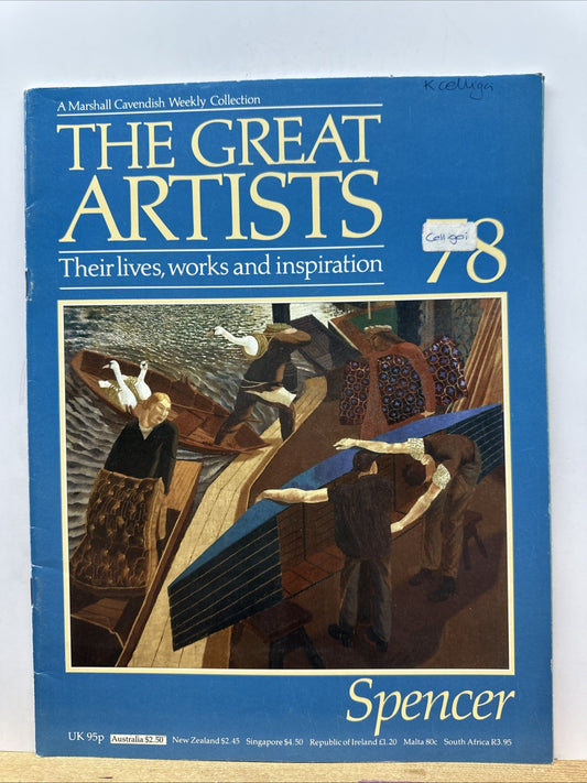 The Great Artists No.78 Spencer Magazine In Good Condition