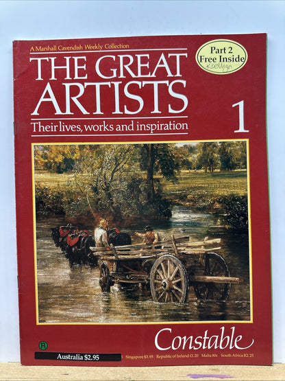 The Great Artists No.1 Constable Magazine In Good Condition