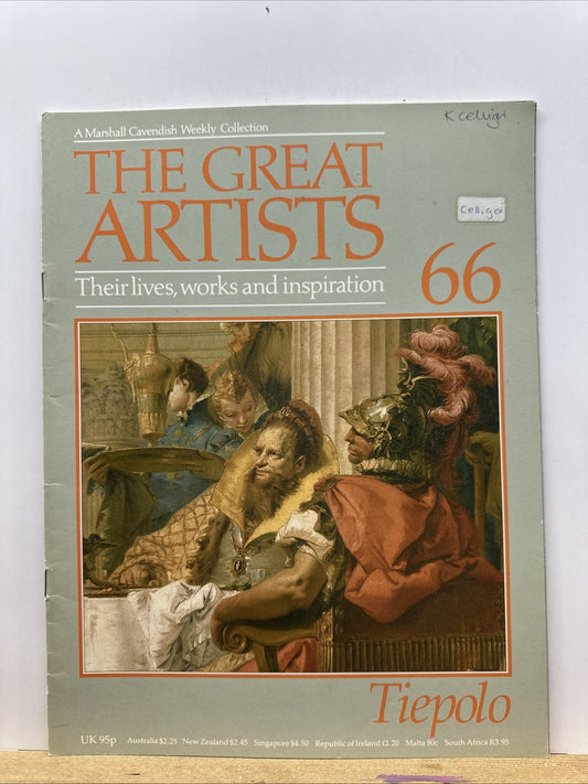 The Great Artists No.66 Tiepolo Magazine In Good Condition