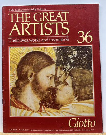 The Great Artists No.36 Giotto Magazine In Good Condition